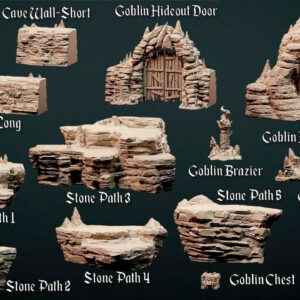 Ensemble de décor en pierre