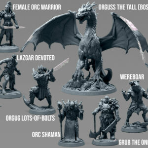 Ensemble Orc Barbare