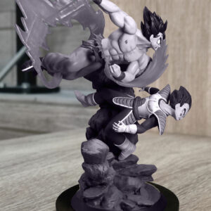 Diorama de Goku Vs Vegeta - DBZ
