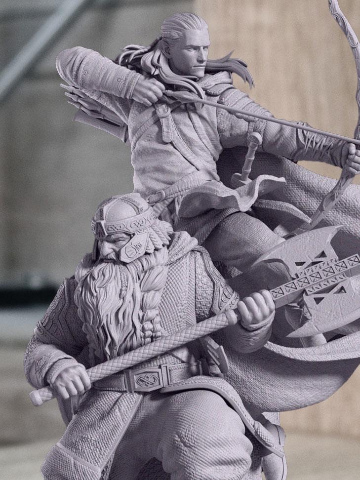 Gimli et Legola - SDA