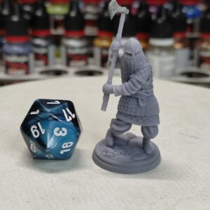 Humain guerrier hache 2M- Tabletop