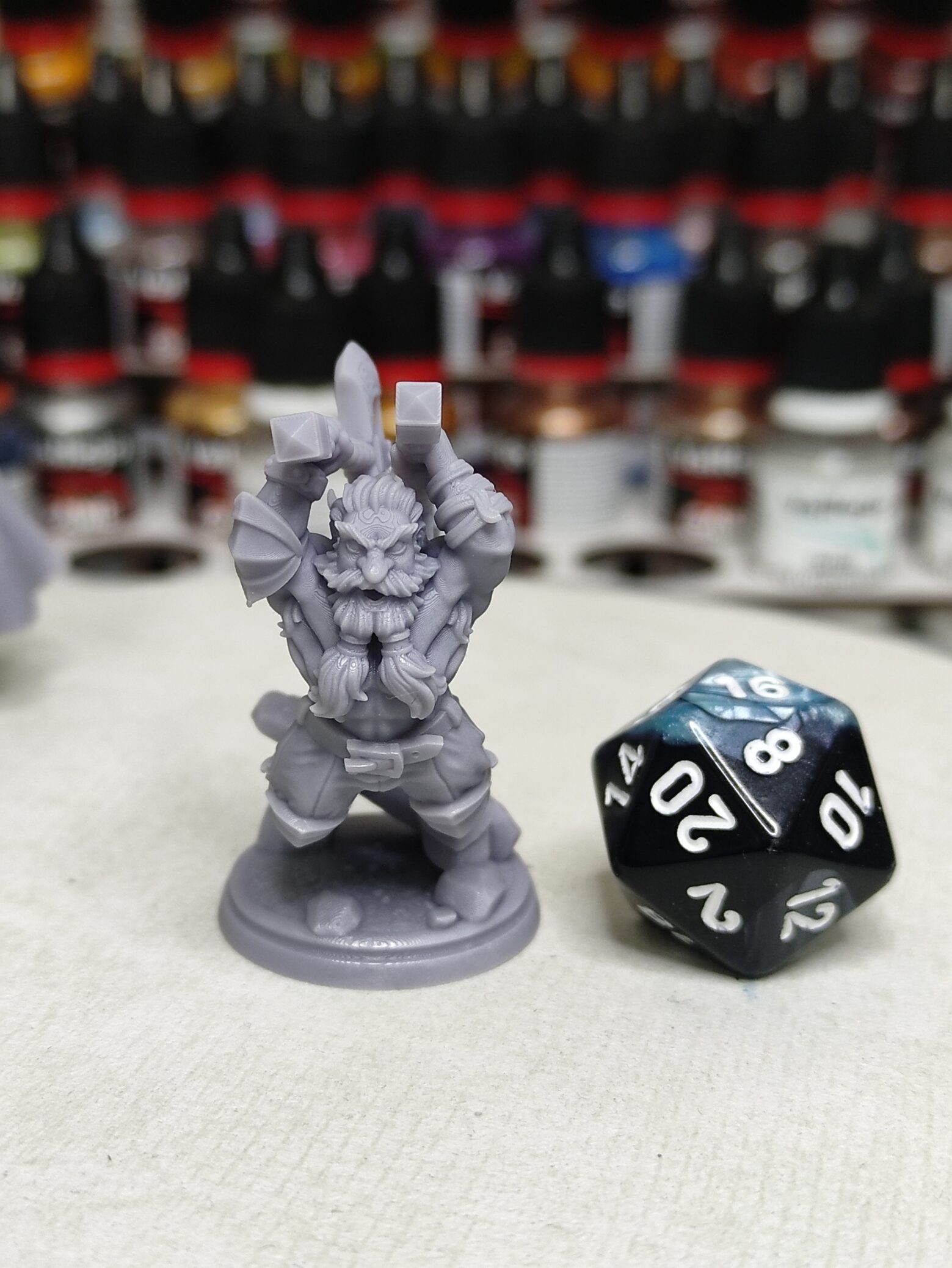 Nain berzerk 2 haches - Tabletop