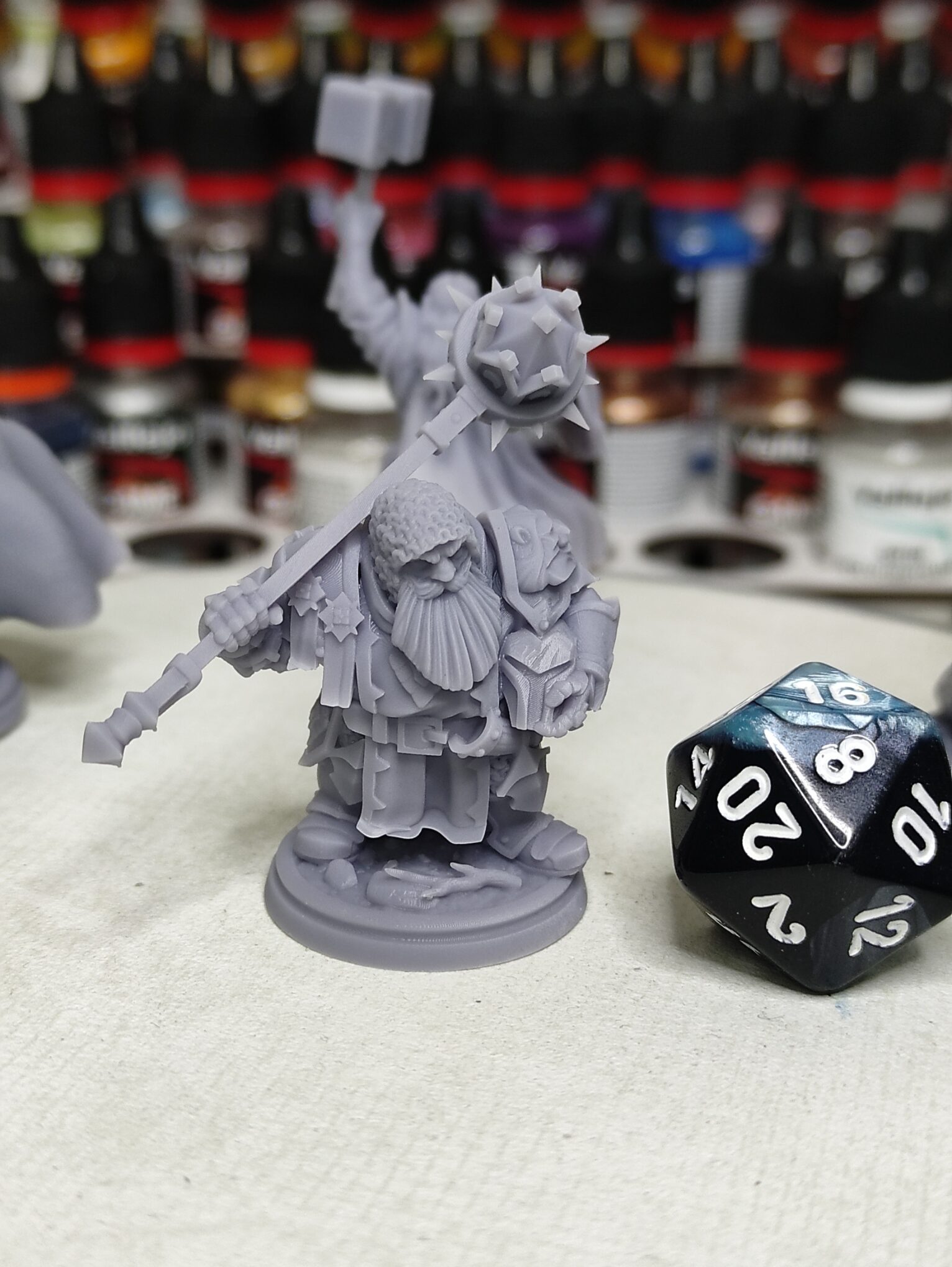 Nain Paladin Vétéran- Tabletop