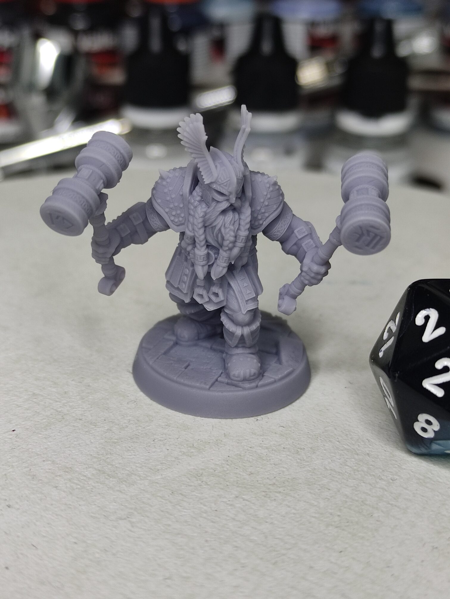 Nain Guerrier double marteau - Tabletop