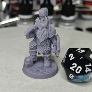 Nain guerrier masse bouclier - Tabletop