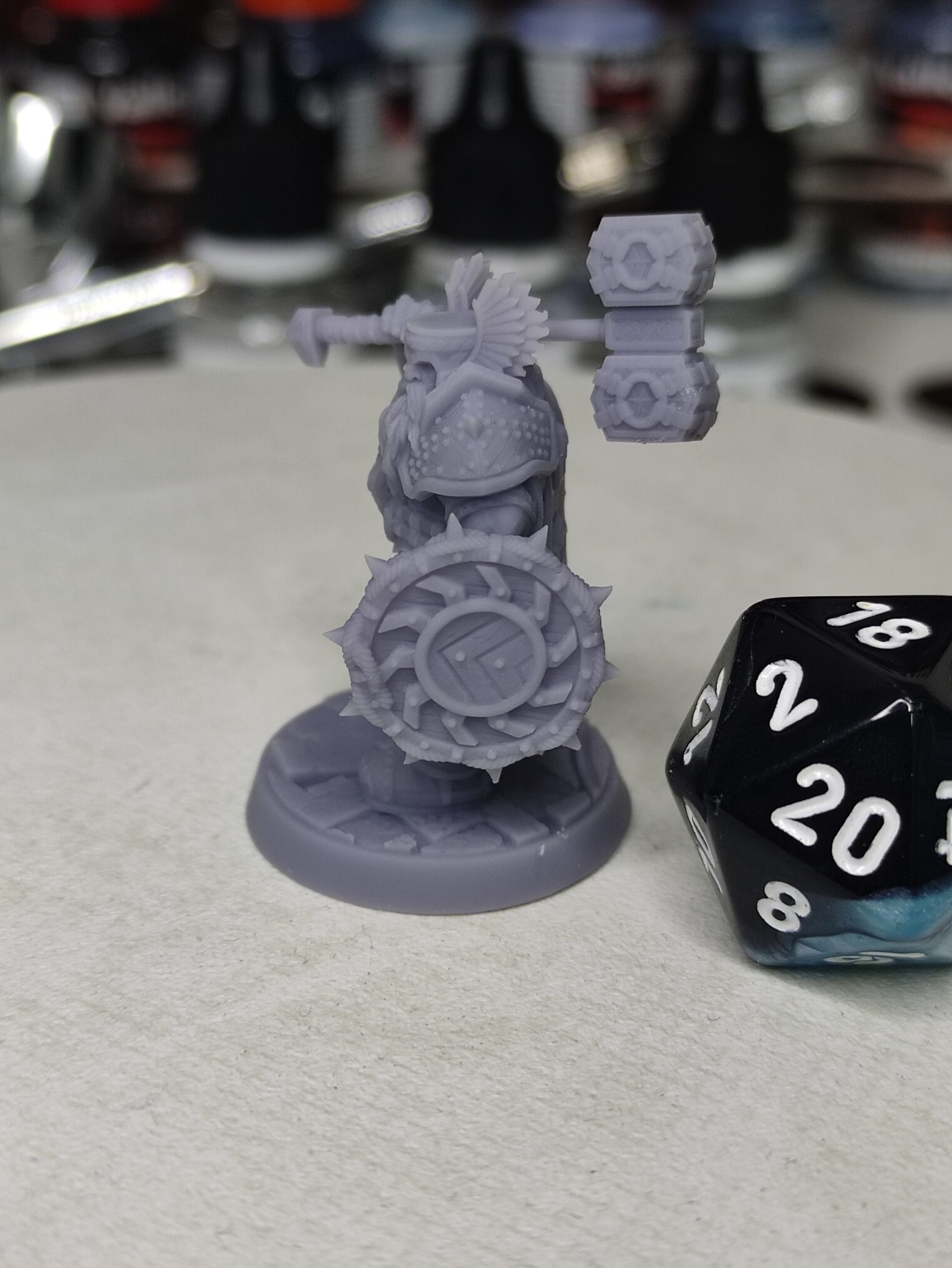 Nain guerrier masse bouclier - Tabletop – Image 2