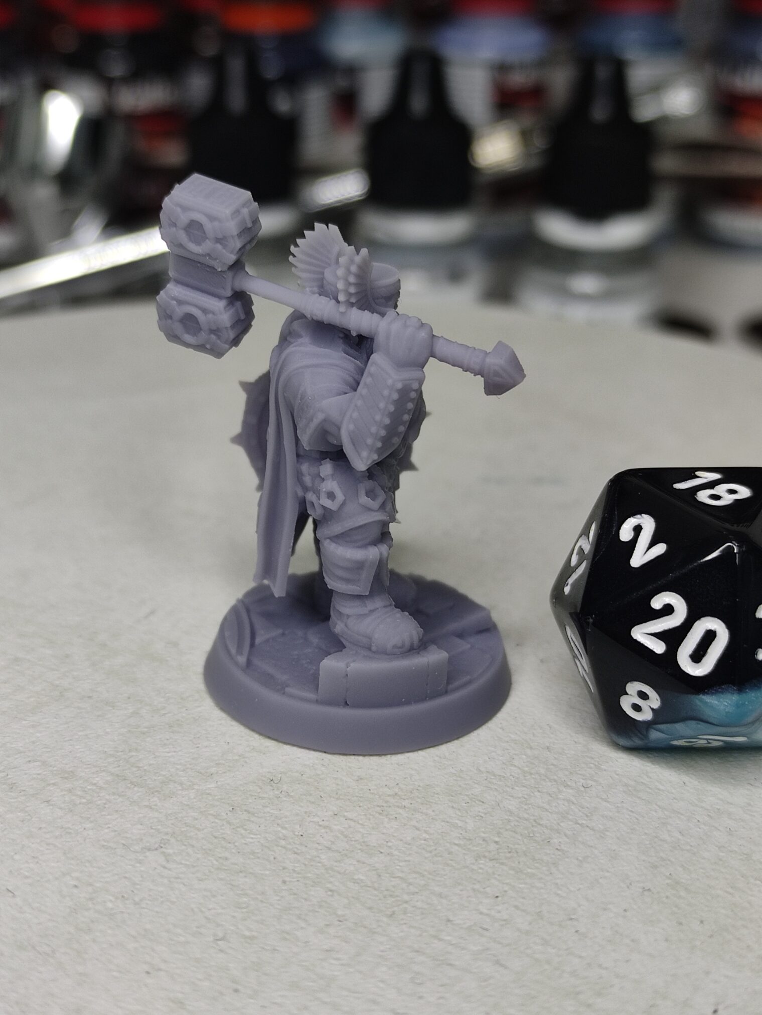 Nain guerrier masse bouclier - Tabletop – Image 3