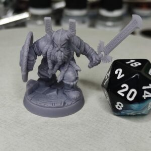 Nain guerrier épée bouclier - Tabletop
