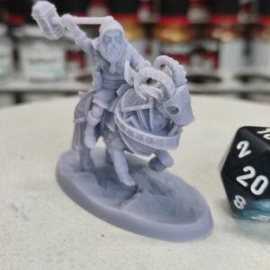 Nain guerrier monté bouc - Tabletop