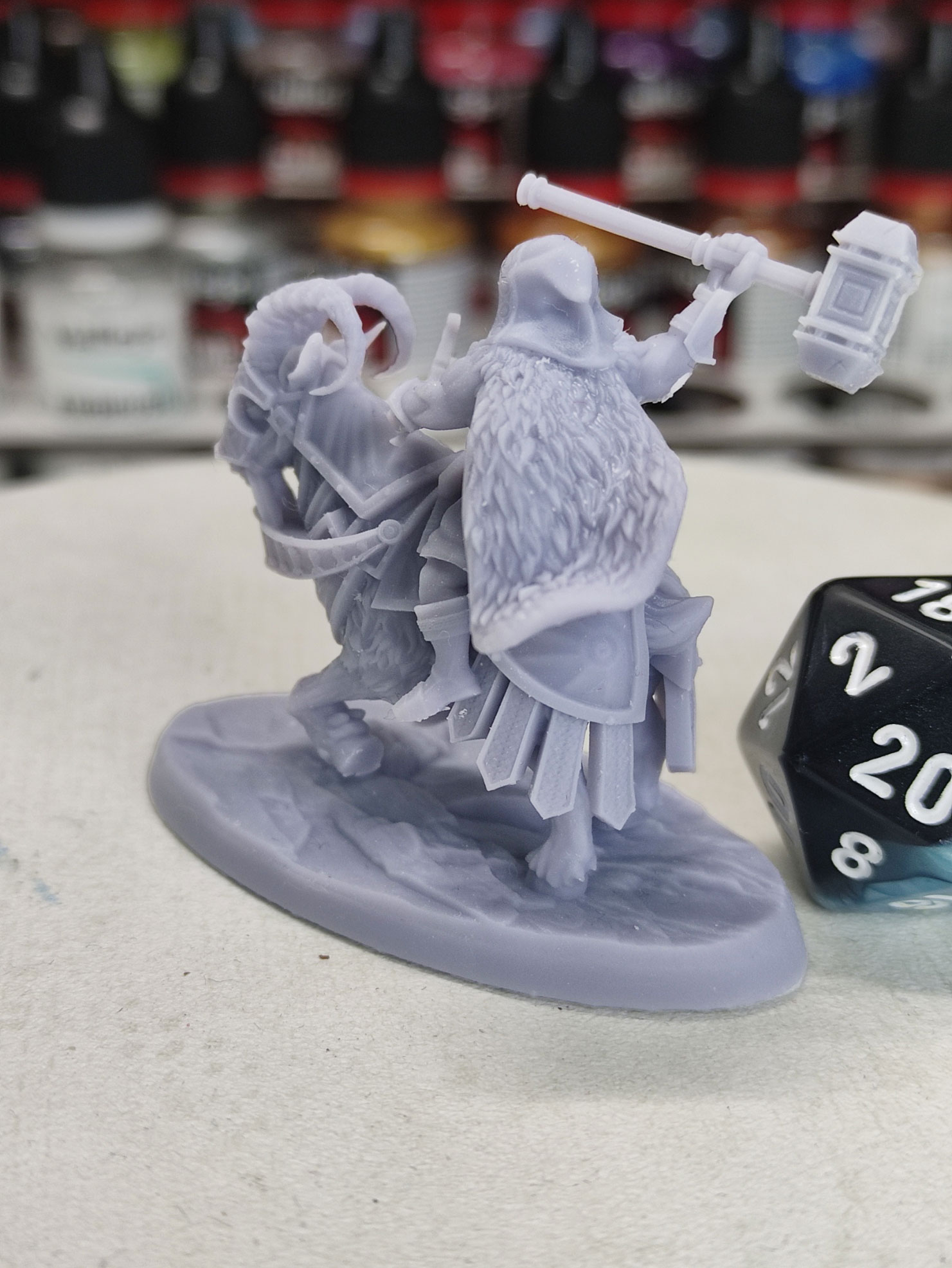 Nain guerrier monté bouc - Tabletop – Image 4