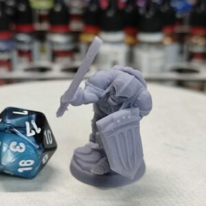 Orc guerrier épée bouclier - Tabletop