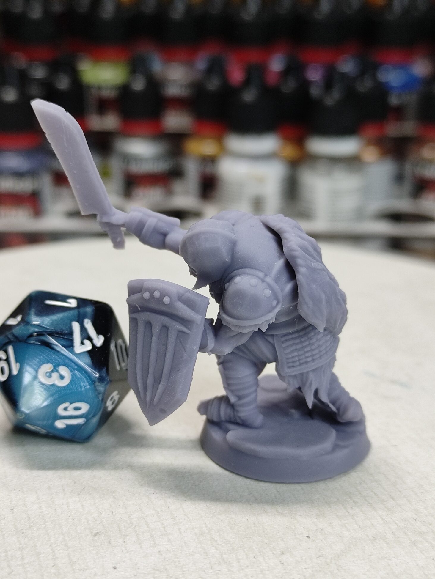 Orc guerrier épée bouclier - Tabletop – Image 2