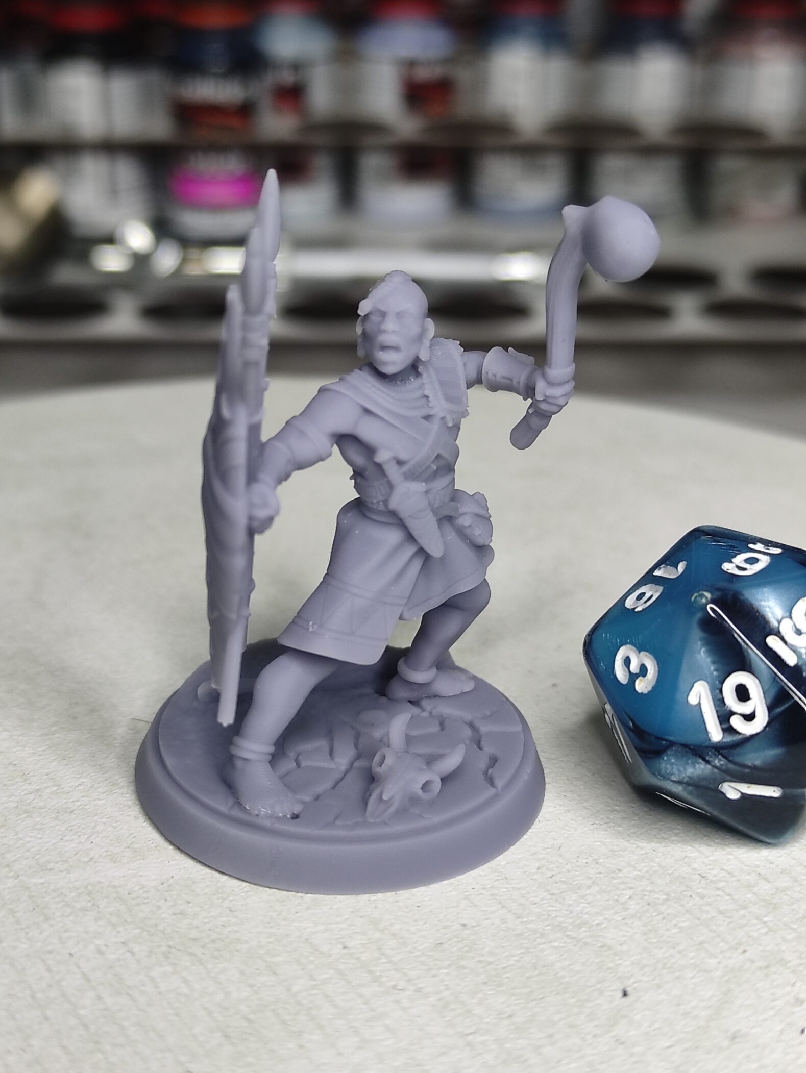 Humain guerrier tribal - Tabletop