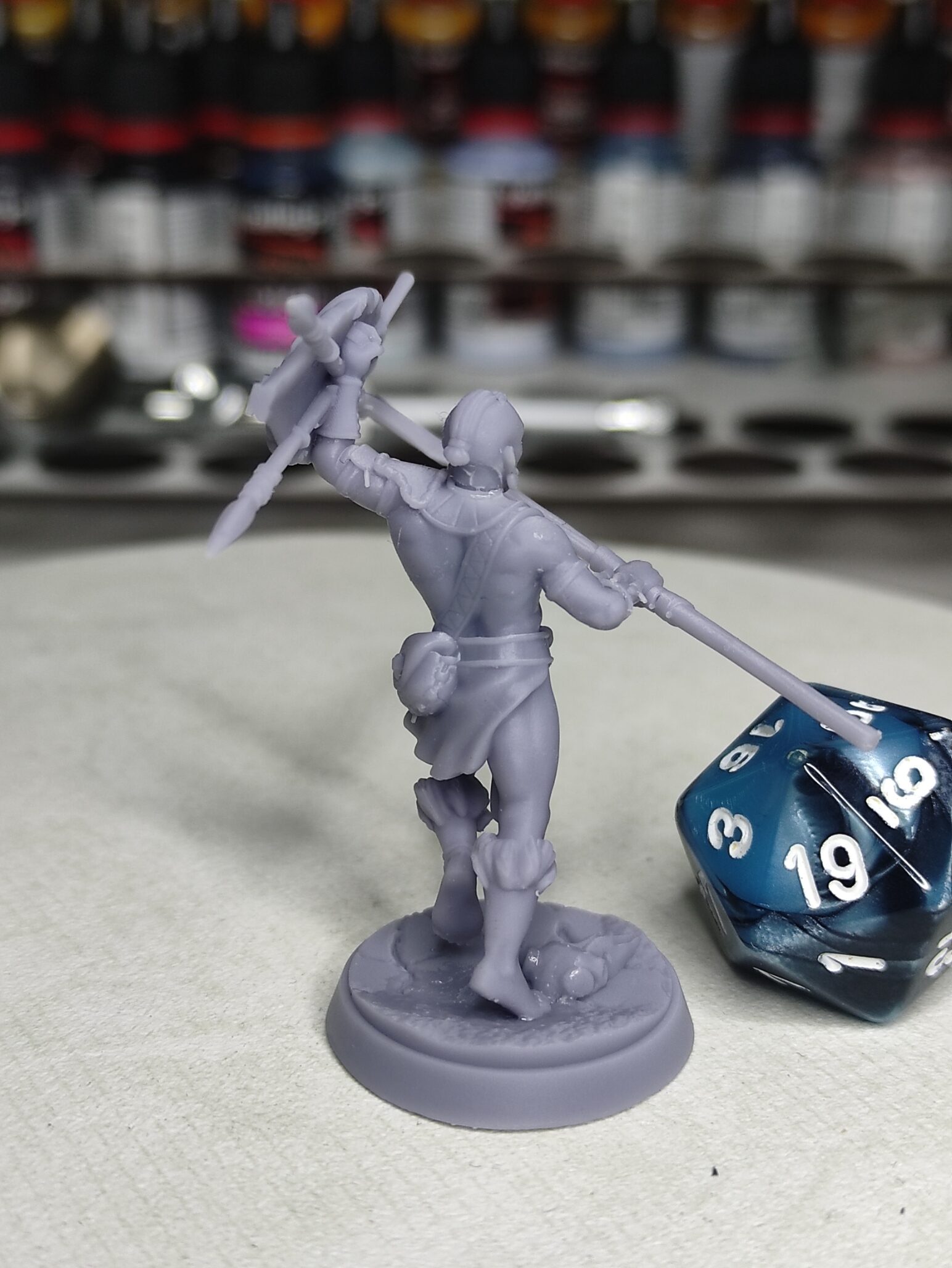 Humain guerrier tribal lance - Tabletop – Image 4