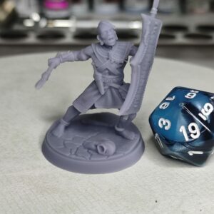 Humain guerrier tribal lance 3- Tabletop