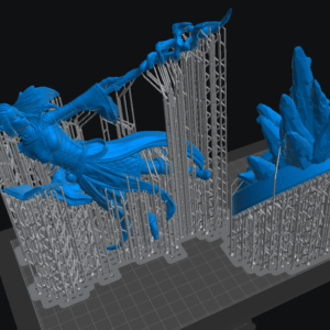 Cde Spé : Ensemble Figurine Elfe et dragonnet