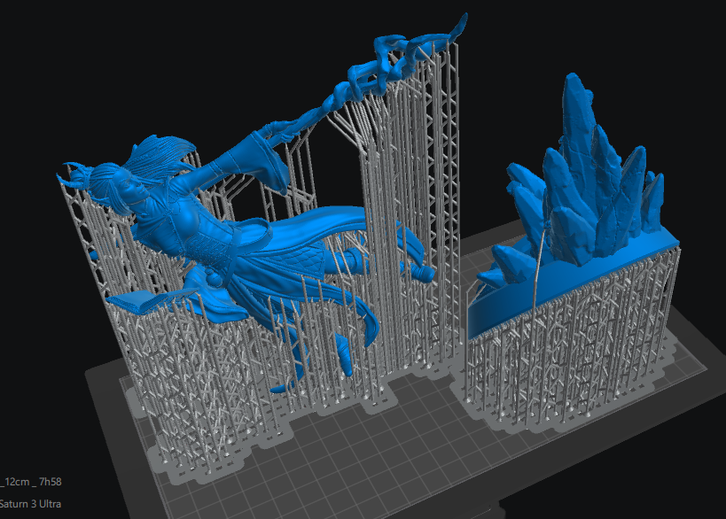 Cde Spé : Ensemble Figurine Elfe et dragonnet