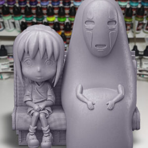Diorama Chihiro avec Sans-visage