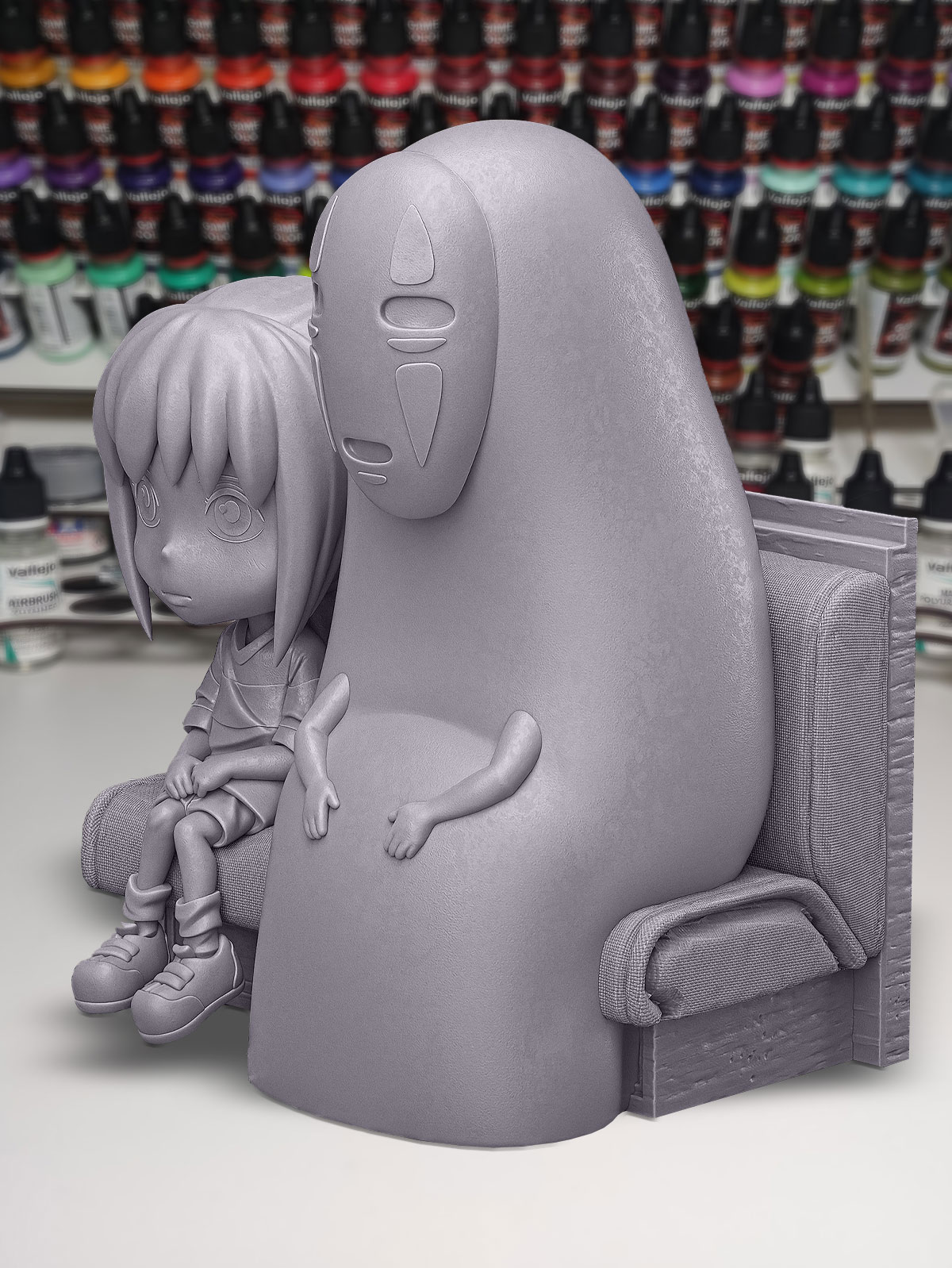 Diorama Chihiro avec Sans-visage – Image 3