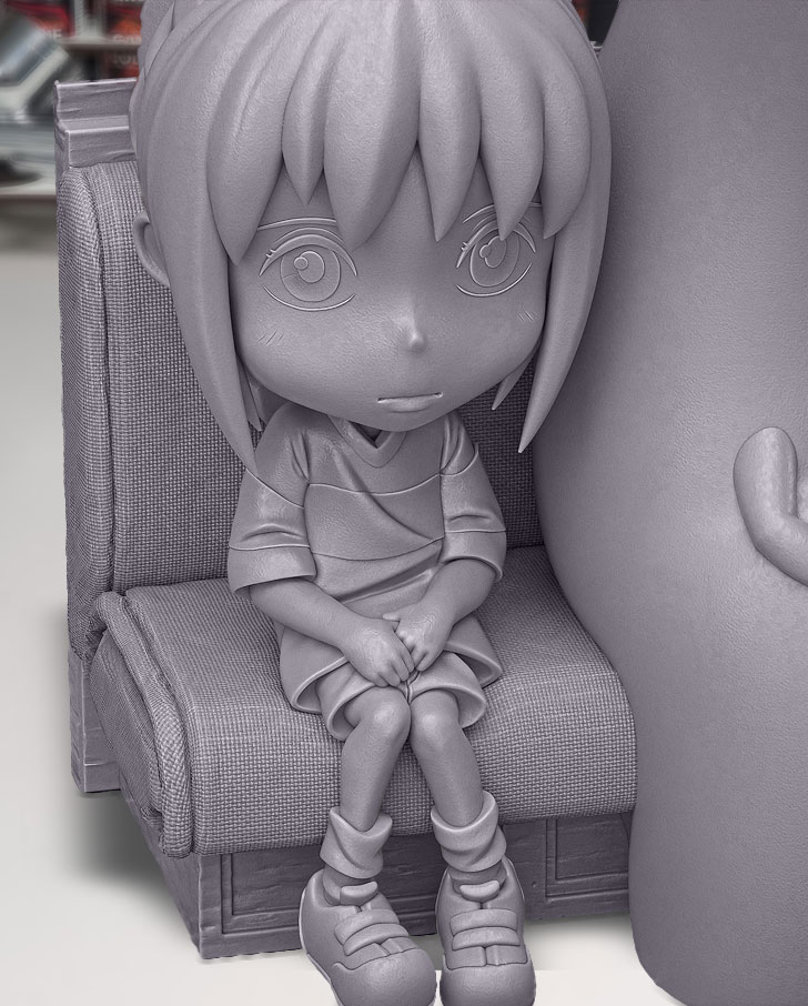 Diorama Chihiro avec Sans-visage – Image 4