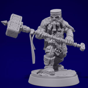 Nain guerrier masse 2M - Tabletop