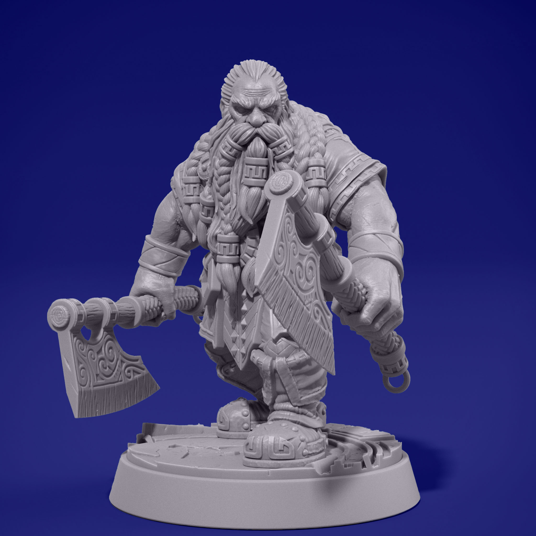 Nain guerrier double hache - Tabletop – Image 2