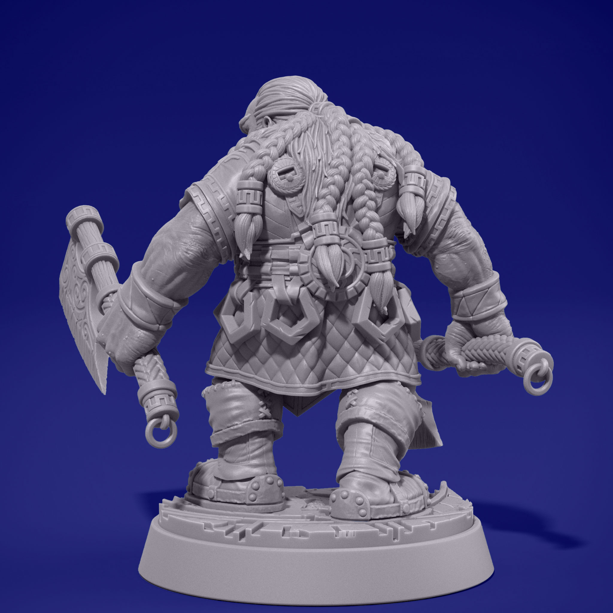 Nain guerrier double hache - Tabletop – Image 3