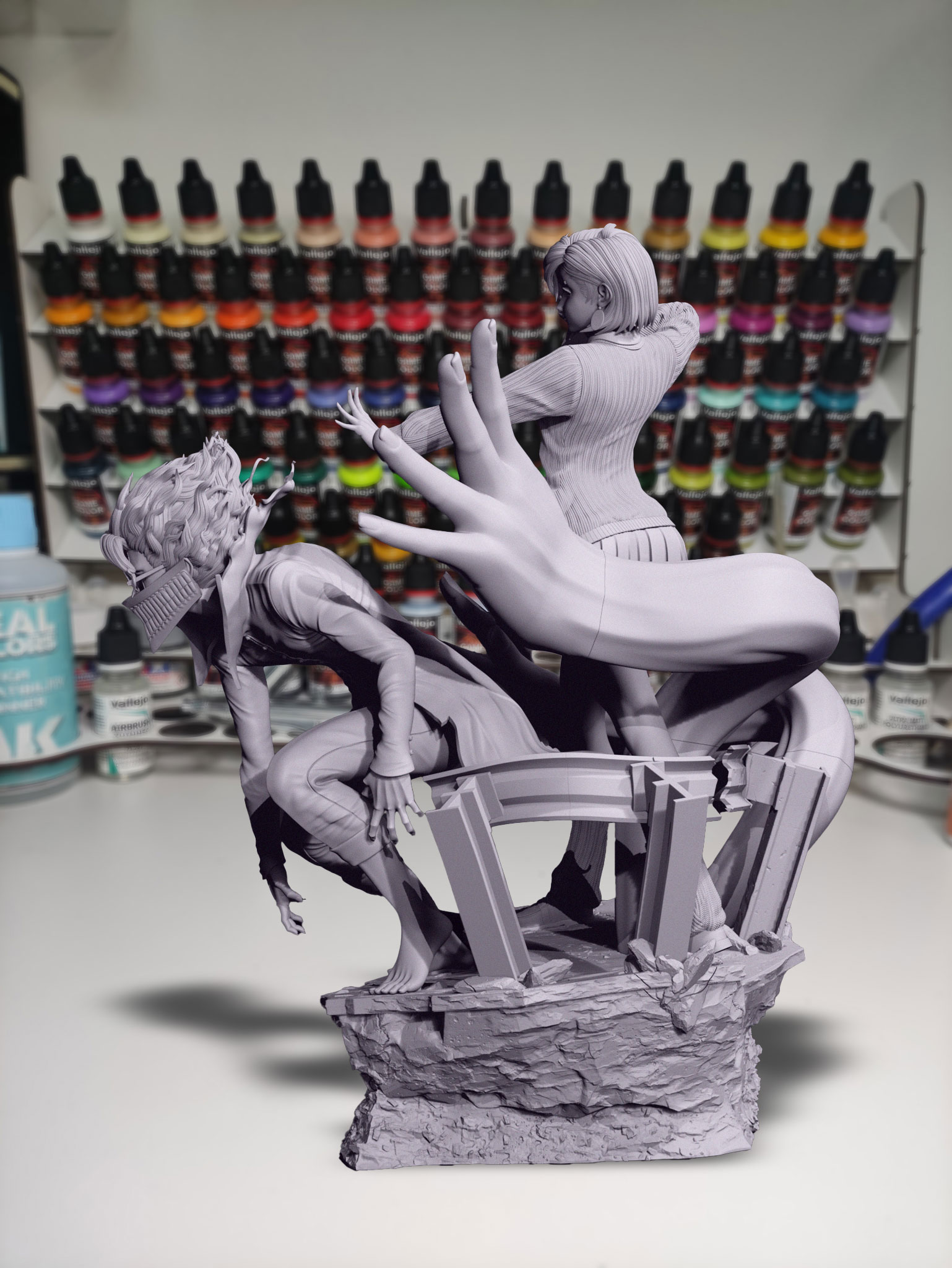 Diorama Okarun & Momo Ayase- Dandadan – Image 4