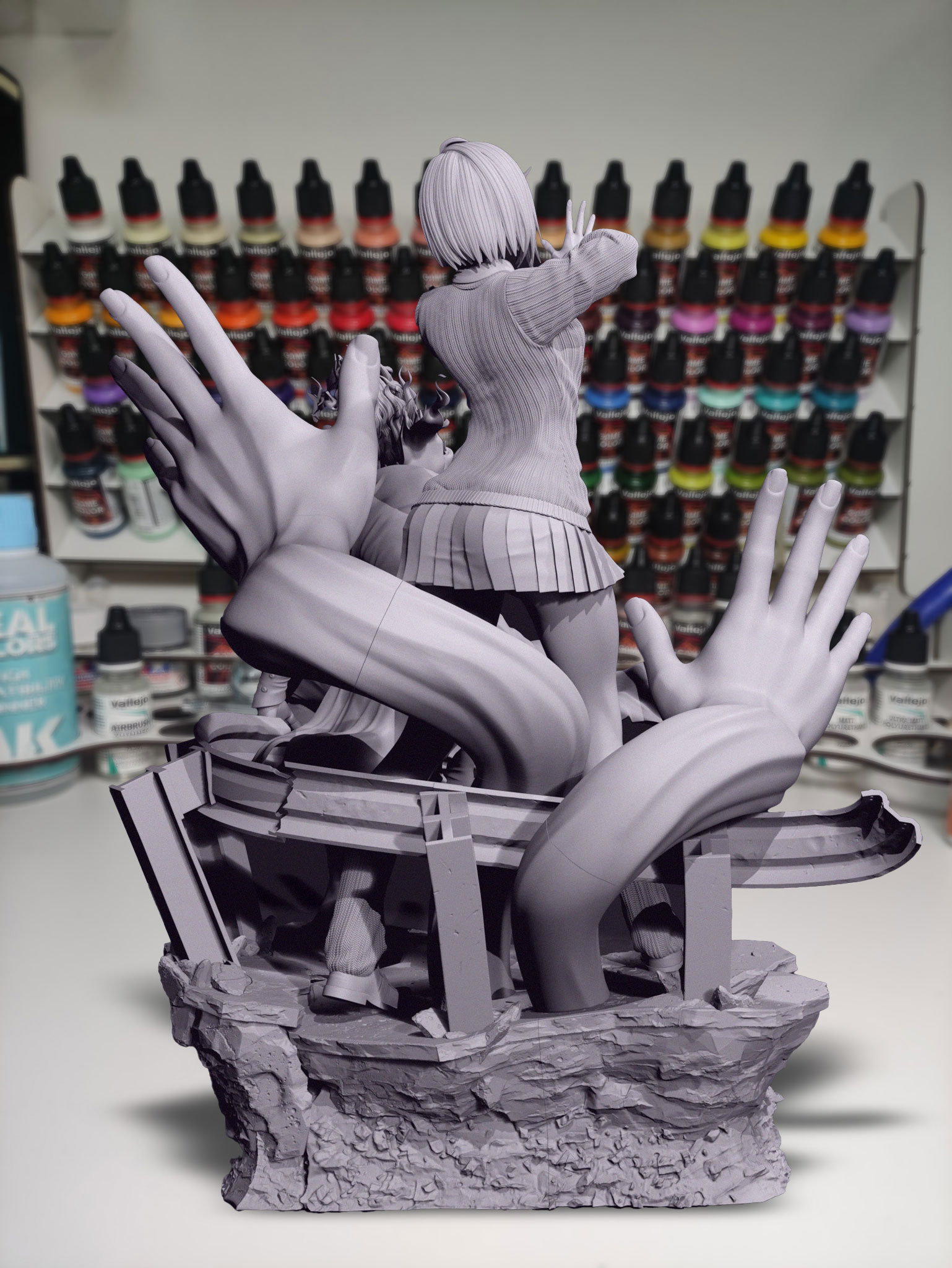 Diorama Okarun & Momo Ayase- Dandadan – Image 3