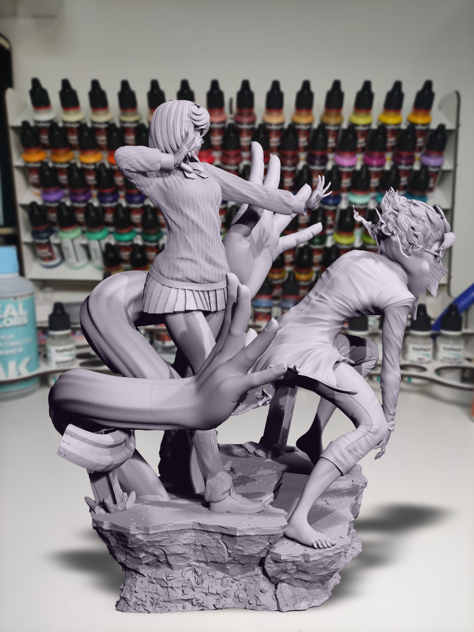 Diorama Okarun & Momo Ayase- Dandadan – Image 2