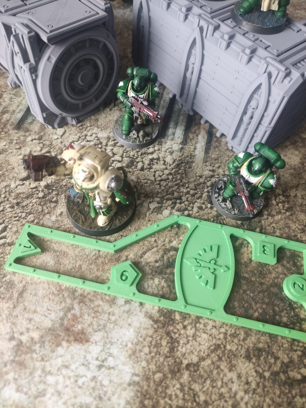 Règle type B 6-3-2 pouces