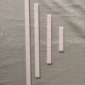 Lot de réglettes de 3 à 12 pouces