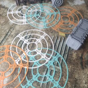 Lot de 6 marqueurs d'objectifs