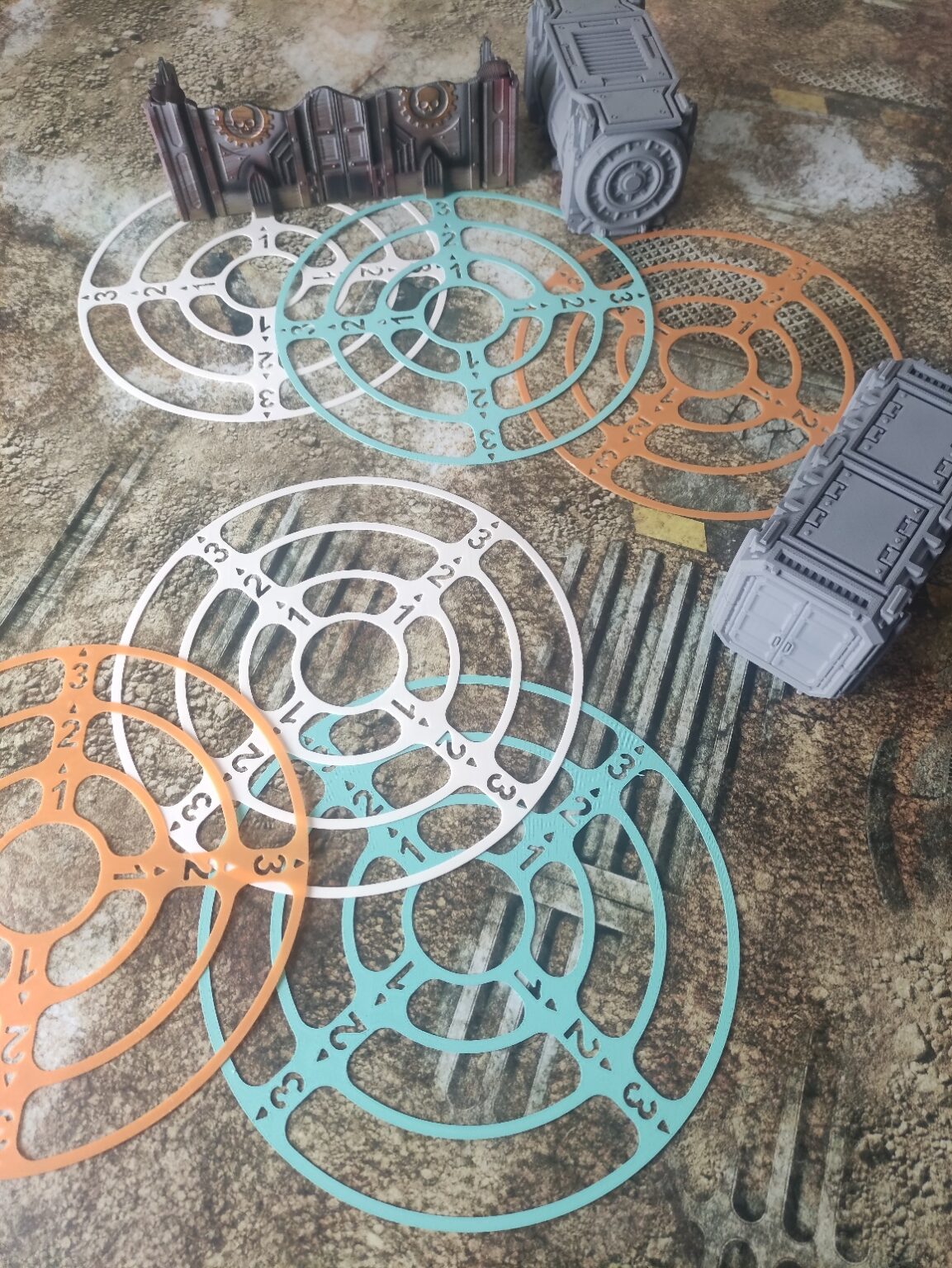 Lot de 6 marqueurs d'objectifs