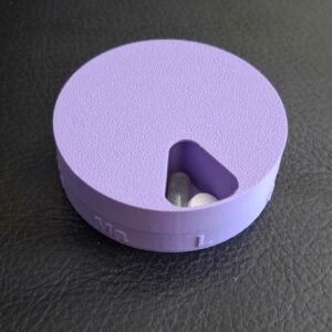 Pilulier rond Journalier